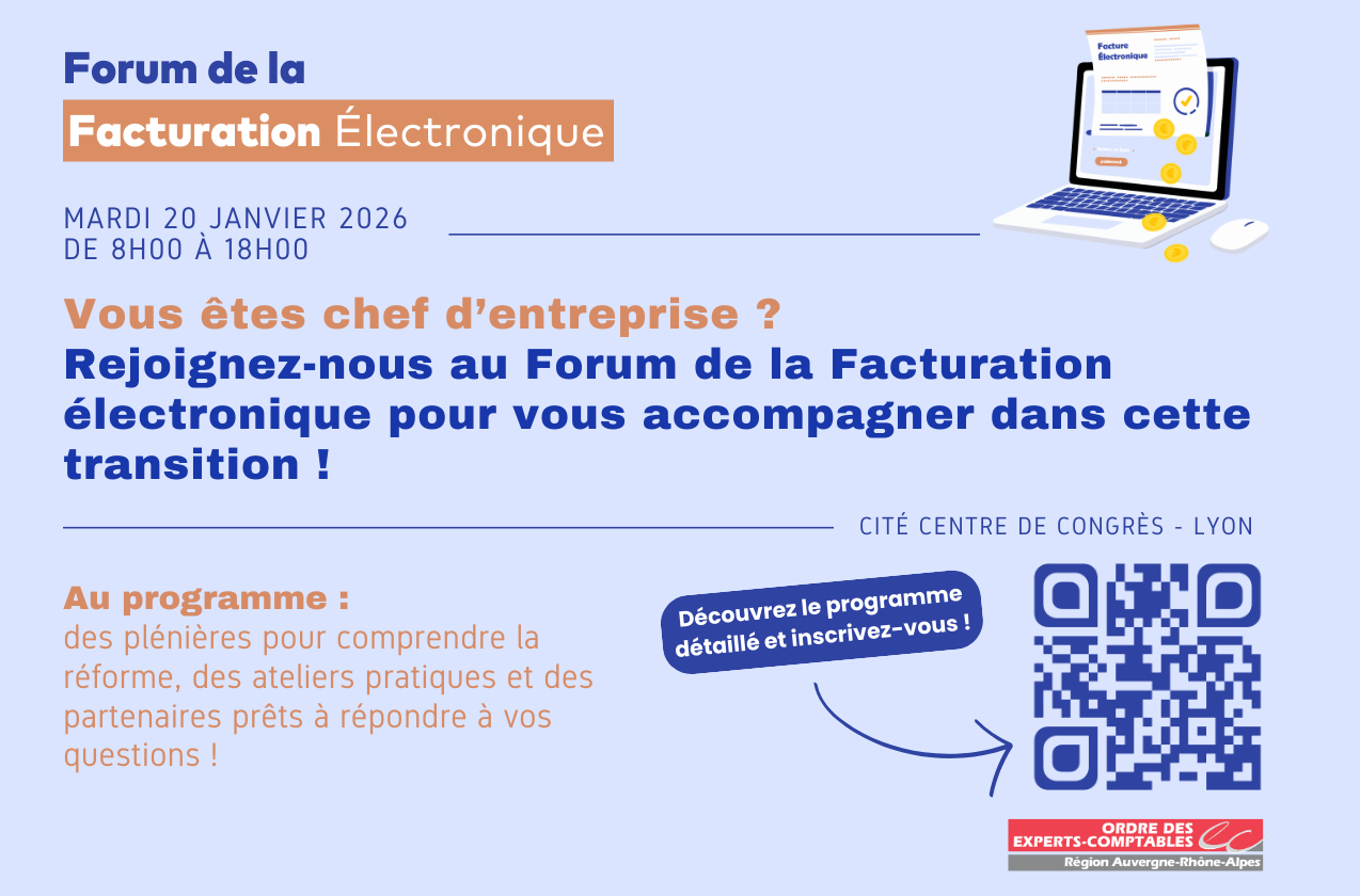 Forum de la facturation électronique - Lyon - janvier 2025