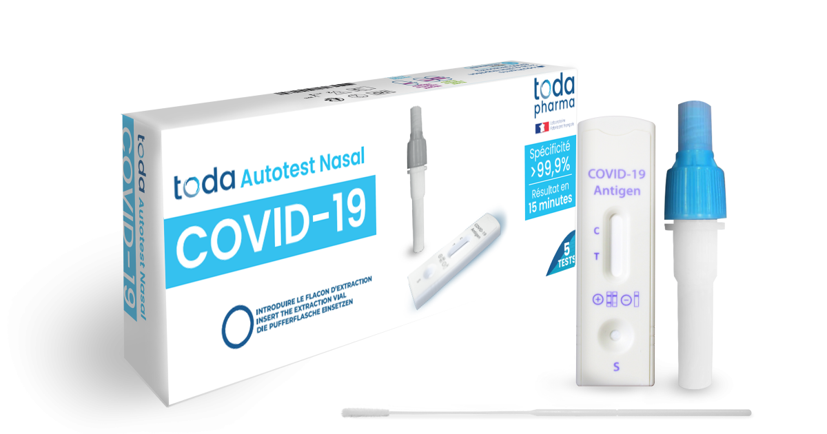 Autotest Nasal COVID-19 - Laboratoire Toda Pharma