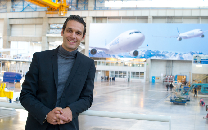 Fabrice Rémésy, directeur du site Airbus de Nantes