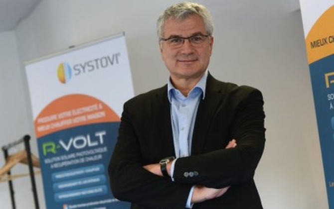 Pascal Janot, dirigeant de Systovi, mise sur les solutions solaires pour l'autoconsommation du particulier.