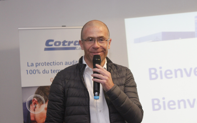 Laurent Capellari, PDG de Cotral souhaite développer le chiffre d'affaires de son entreprise à l'export