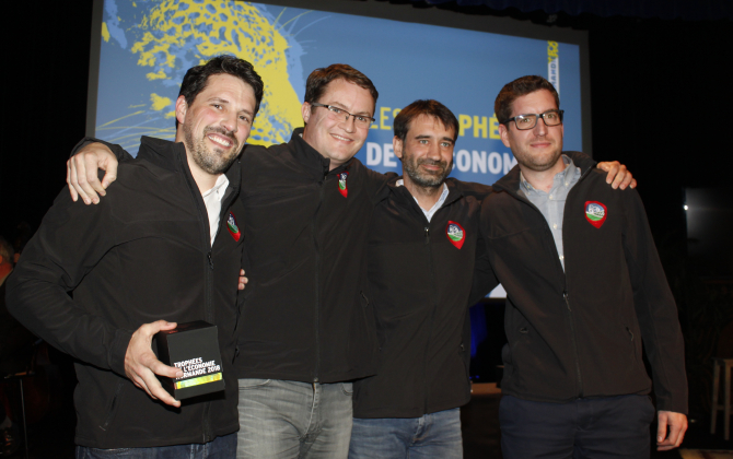 L'équipe de Linkinfarm a reçu le prix Innovation 2018