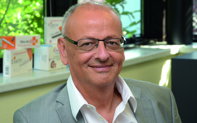 Larry Abensur, président de la medtech Biosynex à Strasbourg.