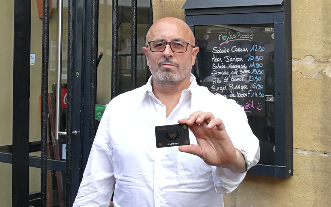 Sandro Di Bernardi, dirigeant de la société Mobiwoom et du Mojito Bar à Metz.