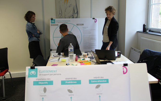 L'association Design In organise des ateliers collaboratifs de création de valeur par le design pour les entreprises des Pays de la Loire.