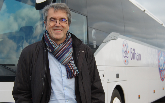Philippe Bihan, gérant du groupe de transport de personnes breton SAS Sobihan.
