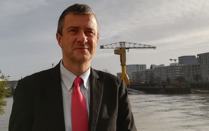 Olivier Trétout, président du directoire du Grand Port maritime de Nantes-Saint-Nazaire