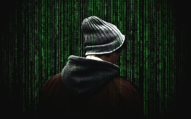 Illustration d'un hacker informatique, cybersécurité