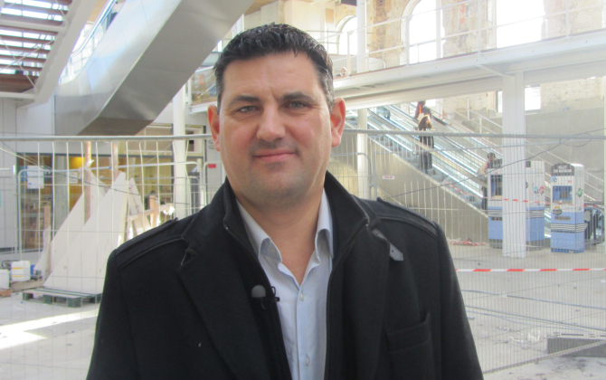 Pascal Croce, directeur du projet PEM (Pôle d'échange multimodal) de Rennes.
