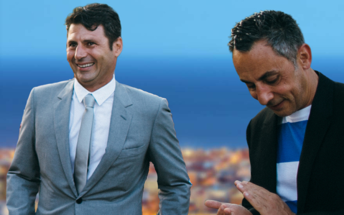 Stéphane Teboul (à gauche) et Stéphane Filone (à droite), cofondateurs de B-Network à Cannes, en tête du baromètre régional des levées de fonds avec 30 millions d'euros