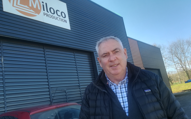 Louis Coatmellec a fondé Miloco à Glomet en 1986. L'entreprise est un spécialiste européen et mondial de la remorque aéroportuaire.