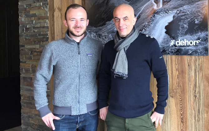 David Mercier et Loan Giroudon, dirigeants de la conciergerie sportive lyonnaise Dehors.