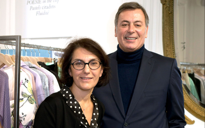 Nathalie Balla et Eric Courteille, co-présidents de La Redoute.