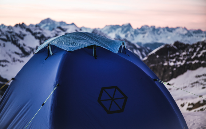 Concept de tente ultra légère développé par l'entreprise Samaya à Annecy.