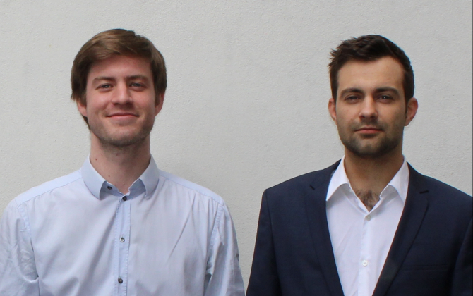 Jonathan Klein et Loic Gorka sont les fondateurs de la start-up Tresorio.
