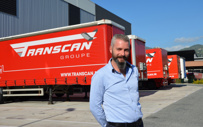 À 40 ans, Franck Cannata est à la tête du groupe Transcan, composé de 7 filiales. Il est devenu dans les Alpes-Maritimes un acteur incontournable du transport et de la logistique.