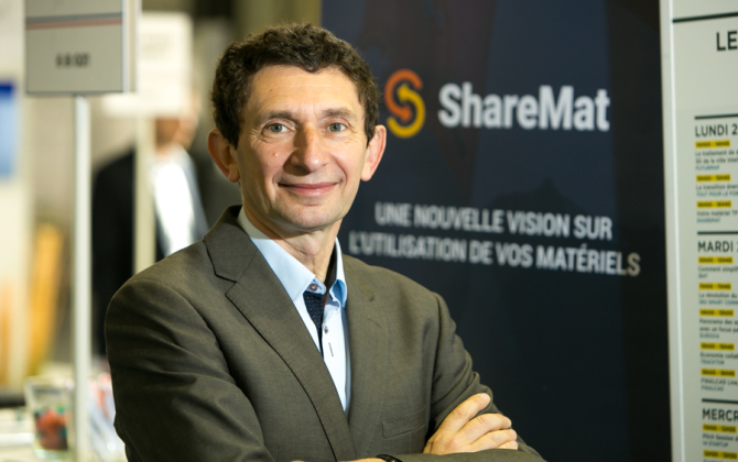 Jean-Luc Firmin, président et cofondateur de la start-up ShareMat.