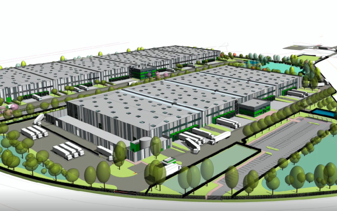 Le futur centre logistique de 25 000 m² va s’accompagner de la création d’une centaine d’emplois.