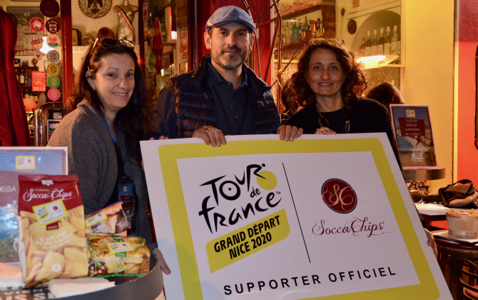 Le chef Luc Salsedo, son épouse Christine (à gauche) et Fabienne Rigourd (à droite) ont créé l'entreprise Nice Gourmet en 2014.