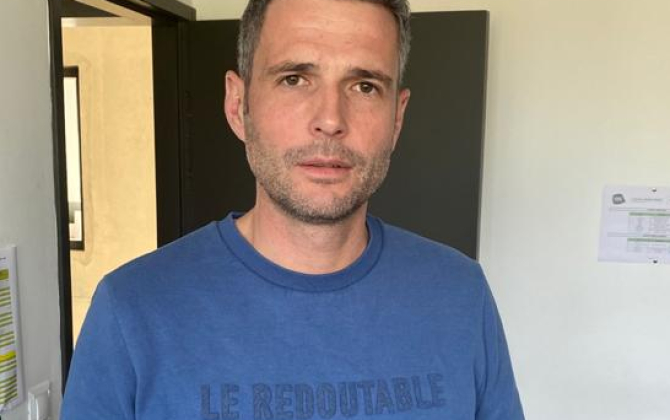 Maxime Redouté, dirigeant de BricoNett Propreté à Plérin.