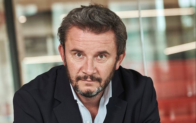 Christophe Levyvfe, dirigeant du groupe lillois de communication Netco, devenu becoming en 2020.