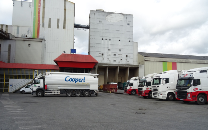 L'usine Cooperl de Montreuil-sous-Pérouse, près de Vitré.