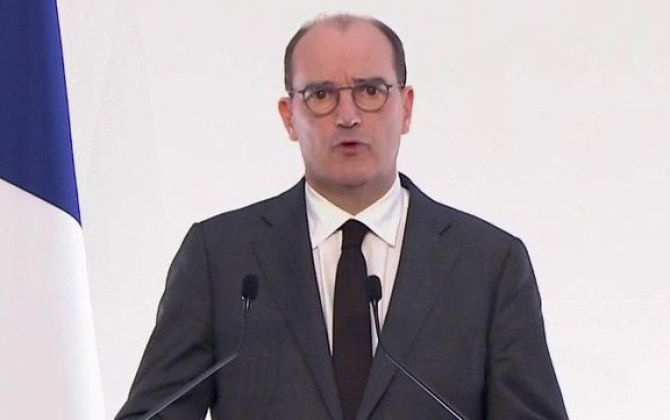 Le Premier ministre Jean Castex lors d'une conférence de presse le 29 octobre 2020.