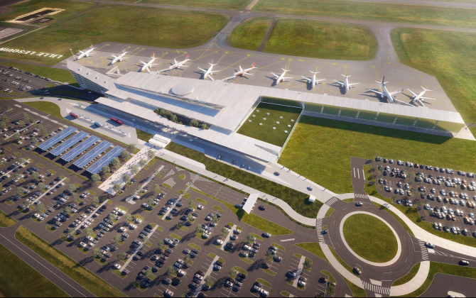 Malgré la crise sanitaire, l'aéroport de Lille-Lesquin compte toujours atteindre les 3,9 millions de passagers d'ici 2039.