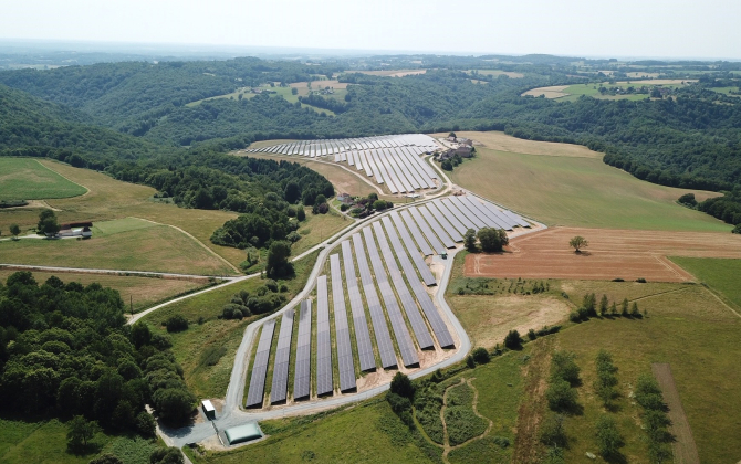 Centrale photovoltaïque du groupe CVE.
