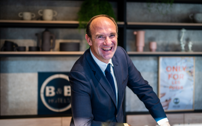 Fabrice Collet, président du groupe brestois B & B Hotels croit en un retour d’activité pour fin 2021.