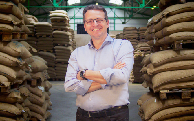Nicolas Schulé représente la troisième génération à la tête de l’entreprise familiale Cafés Sati.