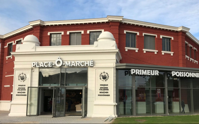 Le nordiste Place-Ô-Marché développe un concept de halles commerçantes, accueillant des artisans indépendants, comme ici, au sein de l’ancien hippodrome de Valenciennes. Il table sur une trentaine d’ouvertures dans les dix prochaines années.