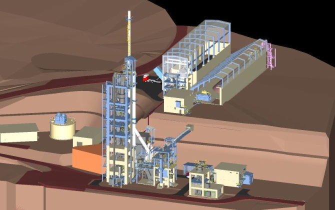 Les commandes pour les machines de l'unité de production des argiles activées sont parties en mai 2021.