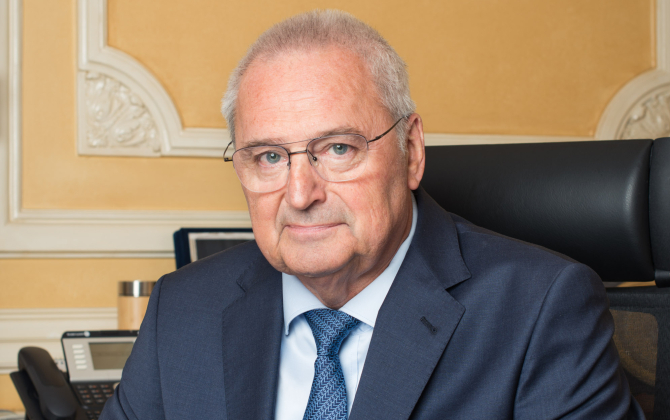 Élu en 2016, Jean-Pierre Savarino est le président sortant de la CCI Noce Côte d’Azur.