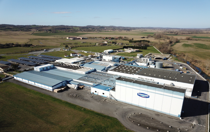 L’usine Danone située à Villecomtal-sur-Arros (Gers) va se spécialiser dans la production de jus végétaux.