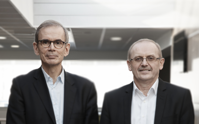 Alain Perrin, DG et Serge Le Barz, président d’Eureden.