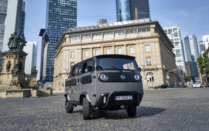 L'enseigne DME Electric du groupe DMD commercialisera le minibus modulaire 100 % électrique de la start-up allemande Electricbrands.