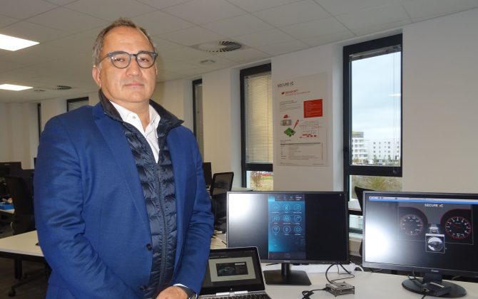Secure-IC, fondée en 2010 à Cesson-Sévigné près de Rennes, est dirigée par Hassan Triqui.