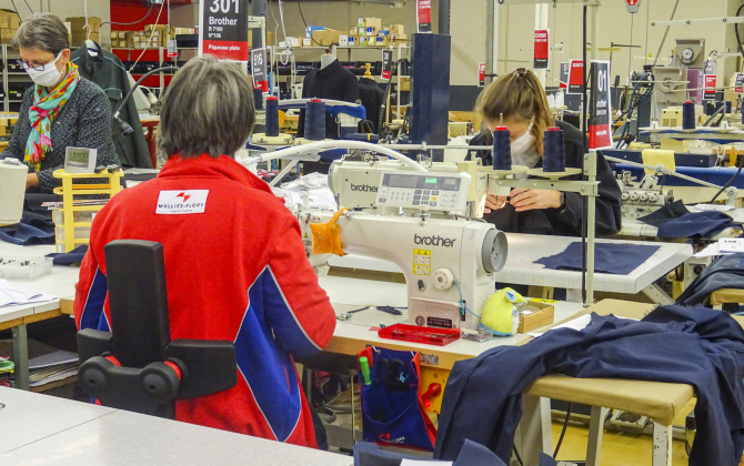 Mulliez-Flory, à Sèvremoine, est l’un des trois entreprises partenaires du projet Renaissance Textile.