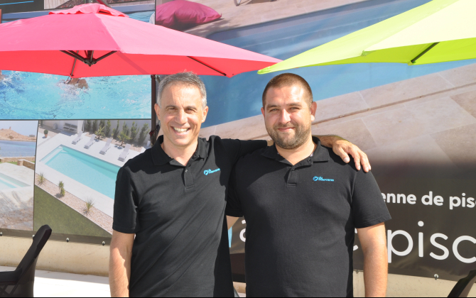 Philippe Pasquier et Nicolas Roman codirigent  l’entreprise Léa Composites depuis 2018.