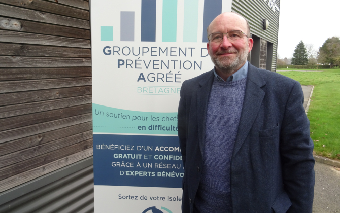 Gérard Matheron a été élu président du Groupement de Prévention Agréé de Bretagne.