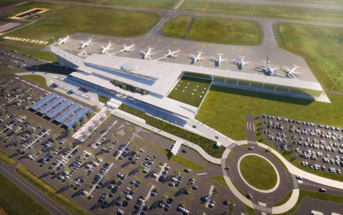 Porté par le groupement formé par Eiffage Concession et Aéroport de Marseille Provence, le projet prévoit un investissement total de 100 millions d’euros.