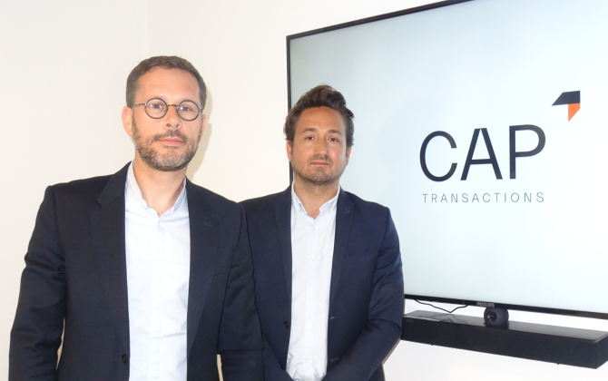 Alexandre André (à gauche) et Frédéric Laurent, les codirigeants de Cap Transactions. Le spécialiste rennais de la transaction immobilière veut imprimer sa marque en dehors de la Bretagne.