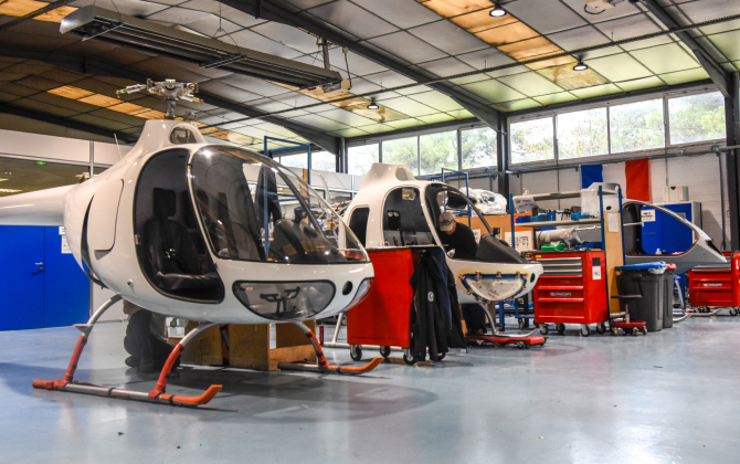 En 2020, l’entreprise Guimbal a livré une vingtaine d’hélicoptères.
