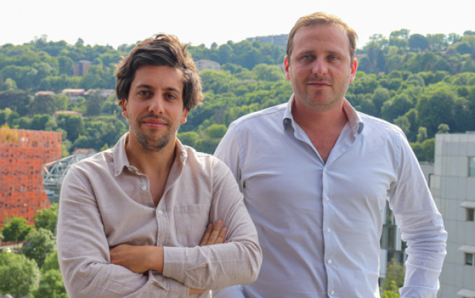 Les cofondateurs de Club Employés, Romain Rostagnat (à gauche) et Pierre-Thomas Lebatteux.