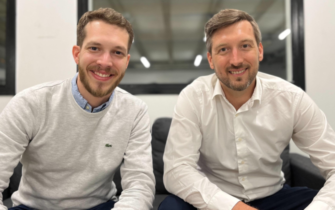 Les frères Hugo (à gauche) et Jean-Bernard Melet ont créé la start-up Eldo à Toulouse en 2016.
