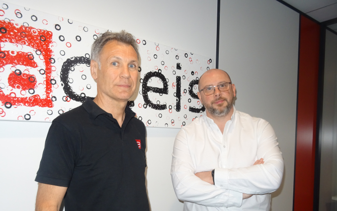 Christophe Beuchard et Gwenn Feunteun, associés d’Acceis. Le centre d’expertise rennais en cybersécurité se renforce pour mieux développer son offre globale.
