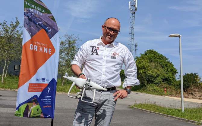 Cyrille Legendre a créé Référence Drone à Lannion en 2019.