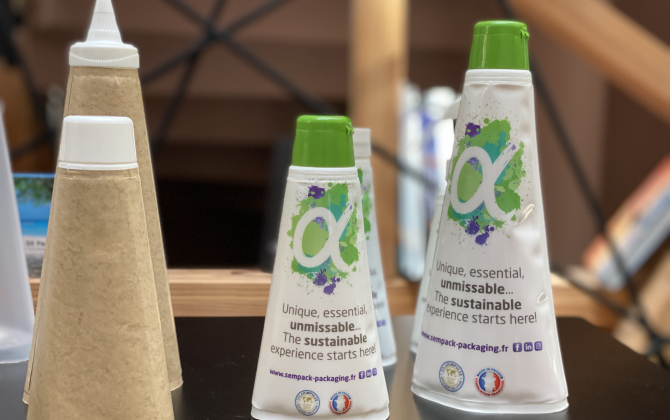 Dédiés à l’alimentation, la cosmétique ou encore la pharmaceutique, les emballages Sempack se veulent une solution innovante face à la pollution plastique.