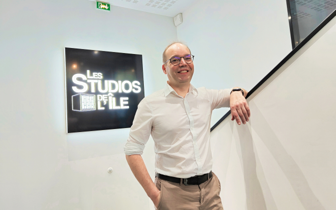Jérôme Poulain, directeur général de Main Avenue, groupe de communication audiovisuelle nantais.